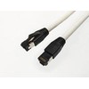 MicroConnect CAT8.1 S / FTP 0,25m Baltas LSZH