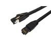MicroConnect CAT8.1 S / FTP 3m Juodas LSZH