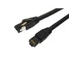 MicroConnect CAT8.1 S / FTP 3m Juodas LSZH
