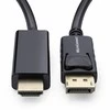 Kabelis MicroConnect DisplayPort - HDMI 1m juoda (MC-DP-HDMI-100)
