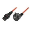 Maitinimo kabelis MicroConnect IEC LOCK C13 - R / A Schuko, 3m (EL248S)