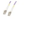 „MicroConnect Duplex LC“ / LC 50 / 125 μm OM4 1 m (FIB440401P)