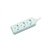 MicroConnect 3 Schuko lizdai 1.8M balta