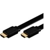 Kabelis MicroConnect HDMI - HDMI 1m juoda (HDM19191V1.4FLAT)