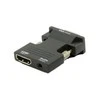 AV adapteris MicroConnect HDMI - D-Sub (VGA) + Jack 3,5 mm juodas (HDMIVGAAUDIOB)