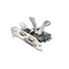 MicroConnect Kontrolierius Microcom PCIE 2.0 x1 – 2x RS-232 DB9 + 1x LPT BD25 (MC- PCI- MCS1P2S)