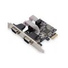 Kontroler MicroConnect PCIe x 1 - 2 x RS-232 (MC-PCIE-MCS2S)