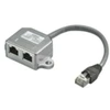 „MicroConnect“ Y ADAPTERIS RJ45-2xRJ45 M/F 8P (MPK419)
