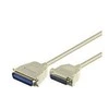 MicroConnect DB-25 – Centronics 36 kontaktų, 2m, Pilka (PRIGL2)