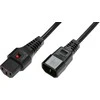 MicroConnect Assmann Electronic ASM IEC-PC1021 maitinimo kabelis, kištukas C14, Ho5VV-F 3 X 1.00mm2 iki C13 IEC LOCK, 2m juodas