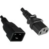 MicroConnect Maitinimo kabelis C13- C20 0.5M Juodas