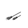 Maitinimo kabelis MicroConnect Šveicarijos - C5, 1,8m, juoda (PE160818)