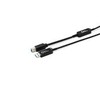 USB kabelis MicroConnect USB-A - USB-B 15 m juodas (MC-USB3.0AB15OP)