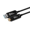USB kabelis MicroConnect USB-A - USB-C 15 m juodas (MC-USB3.2CA15OP)
