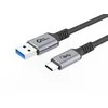 USB kabelis MicroConnect USB-C - USB-A 2 m juodas (USB3.2AC2)