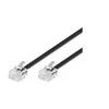 MicroConnect RJ-11 / RJ-11 (M / M) 2m Juoda (MK182)