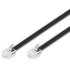„MicroConnect“ jungiamasis laidas RJ12 6C6P, juodas, 10m (MPK110B)