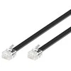 „MicroConnect“ jungiamasis laidas RJ12 6C6P, juodas, 10m (MPK110B)