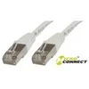 MicroConnect RJ-45 kt.6 0,5 m Balta (SSTP6005W)
