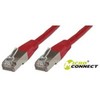 MicroConnect RJ-45/RJ-45 kat.6 S/FTP Raudona 3m (SSTP603R)