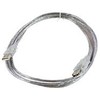 USB laidas MicroConnect USB-A - USB-A 0,5 m skaidrus (USBAAF05T)