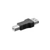 USB adapteris MicroConnect USB adapteris - USB- B Juodas (USBAFB)