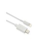 USB kabelis MicroConnect USB-C - Žaibas 1 m Balta (USB3.1CL1)