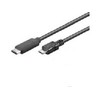 USB laidas MicroConnect USB-C - mikroUSB 1 m juoda (USB3.1CAMIB1)