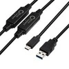 „MicroConnect“ USB3.0 A–USB-C Gen1 kabelis – 10 m kabelis, 5 Gbit/s