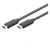USB kabelis MicroConnect USB-C - USB-C 0,5 m Juodas (USB3.1CC0.5)