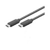 USB kabelis MicroConnect USB-C - USB-C 0,5 m Juodas (USB3.1CC0.5)