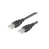 USB kabelis MicroConnect USB-A - USB-A 1,8 m Juodas (USBAA2B)