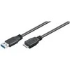 USB kabelis MicroConnect USB-A - mikroUSB 0, 5 m Juoda (USB3.0AB05MICRO)