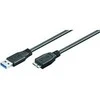 USB kabelis MicroConnect USB-A - mikroUSB 2 m Juoda (USB3.0AB2MICRO)