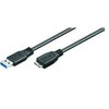 Kabelis USB MicroConnect USB-A - mikroUSB 5 m Juodas (USB3 .0 AB5MICRO)