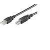 MicroConnect Kabelis MICRO_CONNEC USB TypeA M, USB TypeB M, 1.8m, juodas