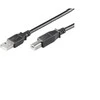 MicroConnect Kabelis MICRO_CONNEC USB TypeA M, USB TypeB M, 1.8m, juodas