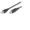 USB kabelis MicroConnect USB-A - USB-B 5 m Juodas (USBAB5B)