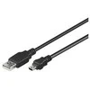 USB kabelis MicroConnect USB- A - 0,5 m Juoda (USBMB505)