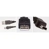 USB kabelis MicroConnect USB-A - miniUSB 1 m Juodas (USBMB51)