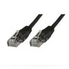 MicroConnect U / UTP CAT5E 0,3M Juodas PVC (UTP5003S)