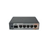 Šakotuvas Mikrotik Wired Ethernet Maršrutizatorius RB760iGS, hEX S, Dual Core 880MHz CPU, 256MB RAM, 16 MB (MicroSD), 5xGigabit LAN, 1xSFP, USB, IPsec aparatinės įrangos šifravimo palaikymas ir The Dude serveris paketas, PCB Temperatūra ir Voltage L4 Monitorius | Enthernet Maršrutizatorius hEX S | RB760iGS | Nėra „Wi-Fi“ | 10/100/1000 Mbit/s | Ethernet LAN (RJ-45) jungtys 5 | Tinklelio atramos Nr. | MU-MiMO Nr. | Nėra mobiliojo plačiajuosčio ryšio | Antenos tipas Be antenos | 1 | 12 mėn.