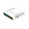 Mikrotik Wired Ethernet Maršrutizatorius RB960PGS, hEX PoE, CPU 800MHz, 128MB RAM, 16MB, 1xSFP, 5xGigabit LAN, 1xUSB, Power Output On jungtys 2-5, Ourput: 1A max per port; 2A max total, RouterOS L4 | MikroTik | hEX PoE Maršrutizatorius | RB960PGS | No Wi-Fi | 10/100/1000 Mbit/s | Ethernet LAN (RJ-45) jungtys 5 | Mesh Support No | MU-MiMO No | No mobile broadband | 1xUSB | 12 mėn.