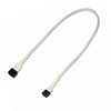 Nanoxia 3 kontaktų Molex - 0,3 m - 0,3 m - Molex (3 kontaktų) - Molex (3 kontaktų) - Vyriškas / moteriškas - Tiesus - Tiesus