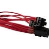 Nanoxia PCIE 6- pin - PCIE 8-pin, 0,3m, raudona (900300023)