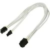 Nanoxia PCIE 6- pin - PCIE 8- pin, 0,3m, Baltas (90400023)