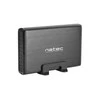 NATEC NKZ-0448 RHINO išorinis USB 3.0 korpusas skirtas 3,5 colio SATA HDD juodas aliuminis