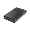 NATEC NKZ-0448 RHINO išorinis USB 3.0 korpusas skirtas 3,5 colio SATA HDD juodas aliuminis