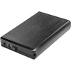 Kietasis diskas NATEC NKZ-0448 RHINO išorinis USB 3.0 korpusas skirtas 3,5 colio SATA HDD juodas aliuminis