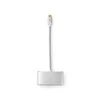 Nedis USB adapteris | USB3.1 | USB-C™ jungtis | USB-A lizdas / USB-C™ lizdas / VGA lizdas | 5 Gbps | 0,20 m | apvalus | Paauksuotas | Pintas / nailonas | S